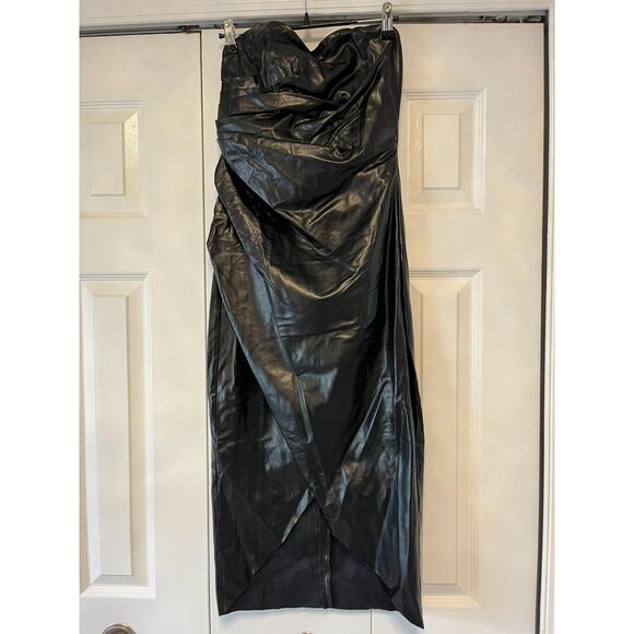 Femme Society Black Strapless Cocktail Dress, Women's Size Small, NWOT - Picture 1 of 7